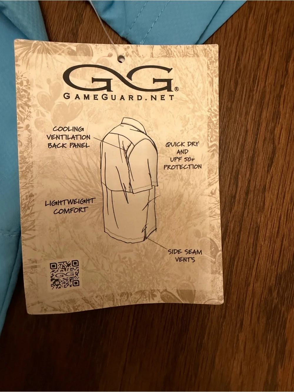 Gameguard NWT BlueWave Explorer Microfiber UPF 50+ Fishing Shirt Mens XXL
